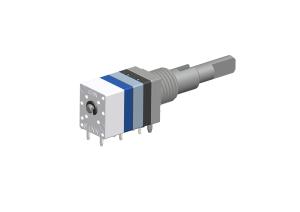 Buy cheap Double Shaft Integrated Absolute Rotary Encoder Potentiometer With Rotary Switch product