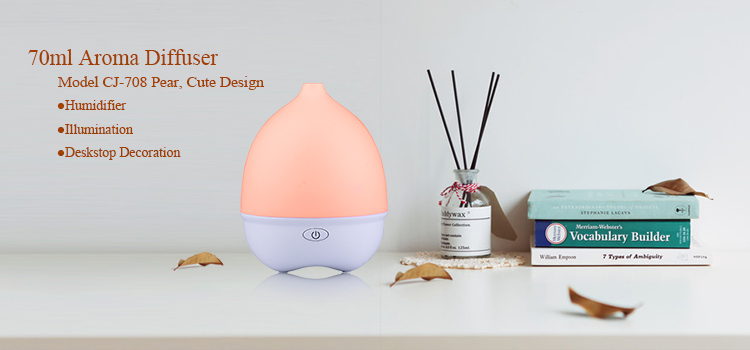 5v 70ml USB Ultrasonic Remote Control Humidifier
