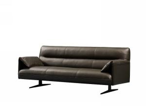 Classic Design Half Leather Sofa Foam Faux Leather Modular Sofa