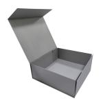 Custom Folding Magnetic Rigid Collapsible Box With Embossing Printing Handling