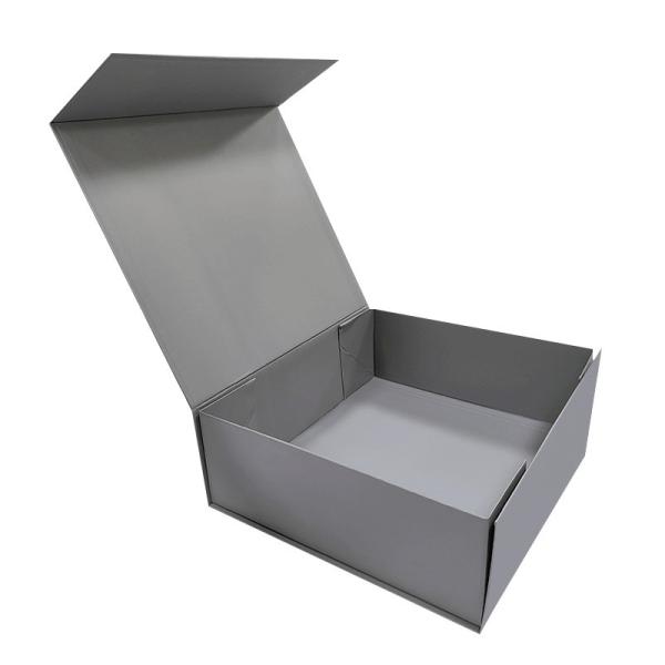 Quality Custom Folding Magnetic  Rigid Collapsible Box With Embossing Printing Handling for sale
