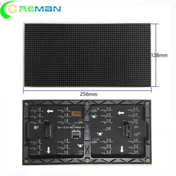 Quality External Internal Smd LED Display Module , Black Led Hub75 LED Module Screen for sale