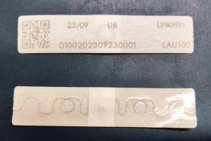 Buy cheap RFID Qr code printing laundry tag , 200 Times Washable Long Range UHF RFID Textile Laundry Tags For Laundry , RFID laundry tag product