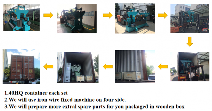 High Productivity Warp Knitting Machines German Liba Knotless Raschel Shade Net Making for Producing Net RS