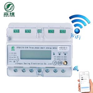 Buy cheap Api Programmable Three Phase Prepaid Energy Meter Wifi 3 Phase Din Rail Meter 63a product