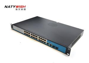 China 360W 26 Port Power Over Ethernet POE Switch For New Construction Equipment on sale