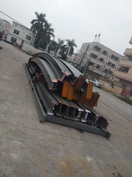 Quality Arc Beam Steel Frame Structure Easy To Assemble With Perfect Connection for sale