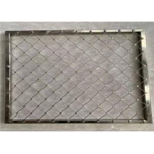 Buy cheap Sight Transparent Aviary Wire Netting Stainless Steel Wire Ferrule Fence product