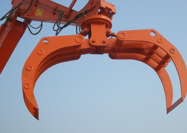 Quality High Efficiency Rotating Excavator Bucket Tractor Grapple Attachment for sale