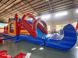 Buy cheap Children Inflatable Bounce House And Slide Customized With Pool Stopper product