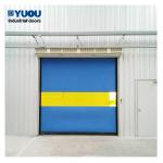 Servo Motor Controller High Speed Shutter Door Pvc Fabric Zipper Horizontal Up
