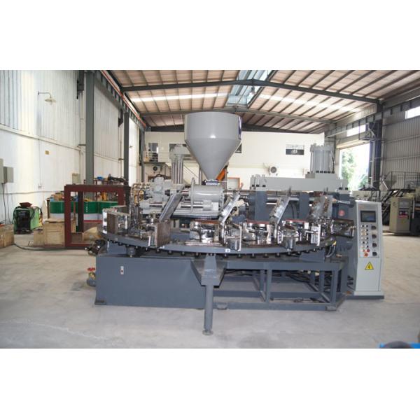 Vertical Screw PVC Foam Injection Molding Machine , Plastic Chappal Making Machine