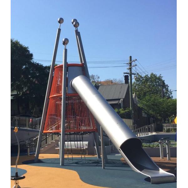 Backyard Rock Climbing Wall , LLDPE Plastic Climbing Gym Anti Corrosion