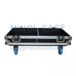 Aluminum Line Array Speaker Flight Case With 4 Inch Wheels For Two RCF HDL 10-A