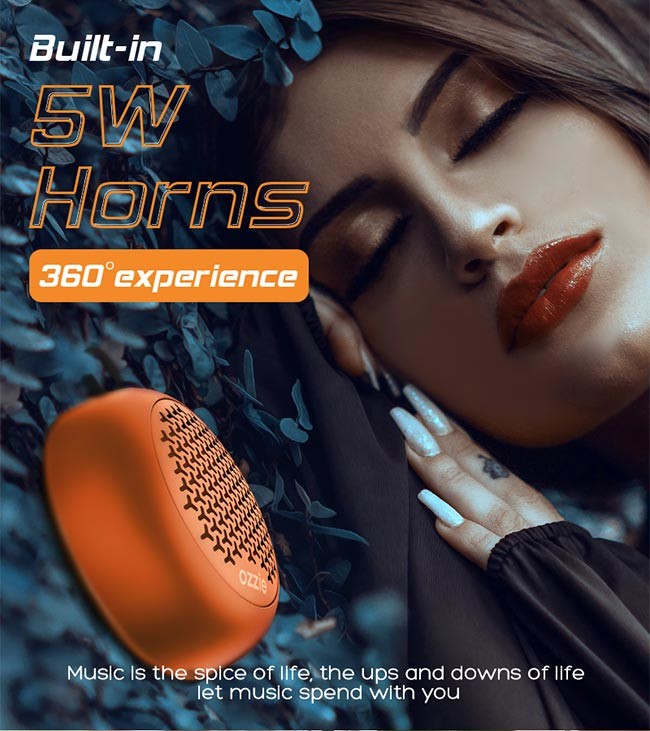 TWS Function Portable Bluetooth Speaker Waterproof IPX7 Handsfree Calling