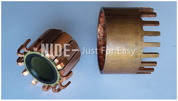 12 Segmented Automobile Wiper Dc Commutator 0.1mm Tolerance
