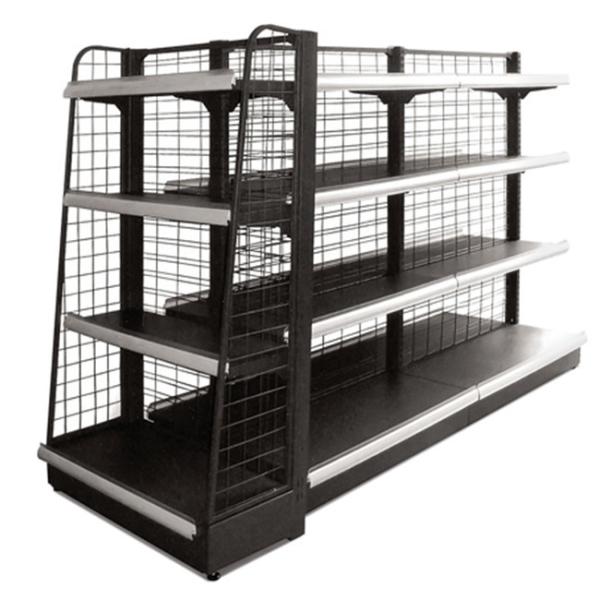 Quality 5 Layers Hardware Display Rack Supermarket Single Side Gondola for sale
