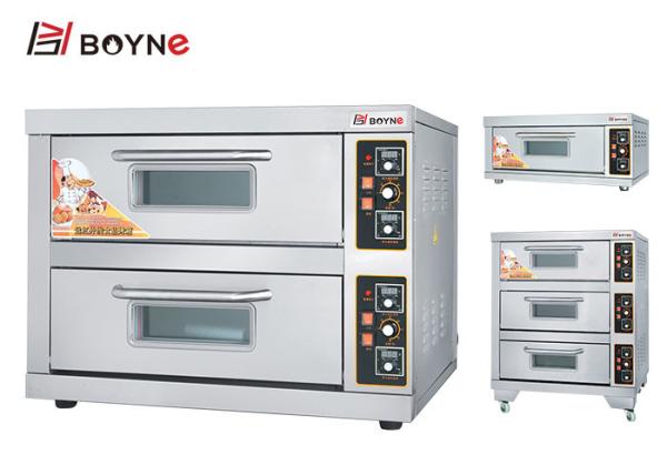 Quality Layered Temperature Controlded Electric Deck Oven 1 Deck 2 Deck 3 Deck Bakery oven for sale