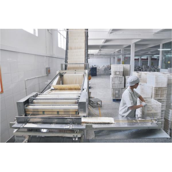 Large Capacity Fully Automatic Noodles Making Machine Low Temperature Chain Cable Style