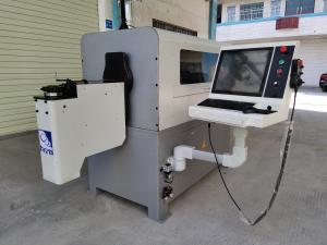 China 8-15mm 2D / 3D Large Wire Bending Machine , 6 Axis Steel Wire Bending Machine on sale