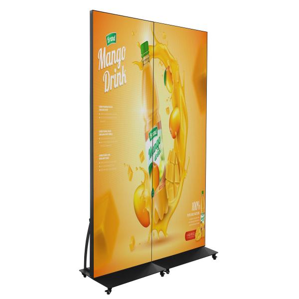 Floor Standing LED Screen / Led Flexible Module Signage Android 5.1