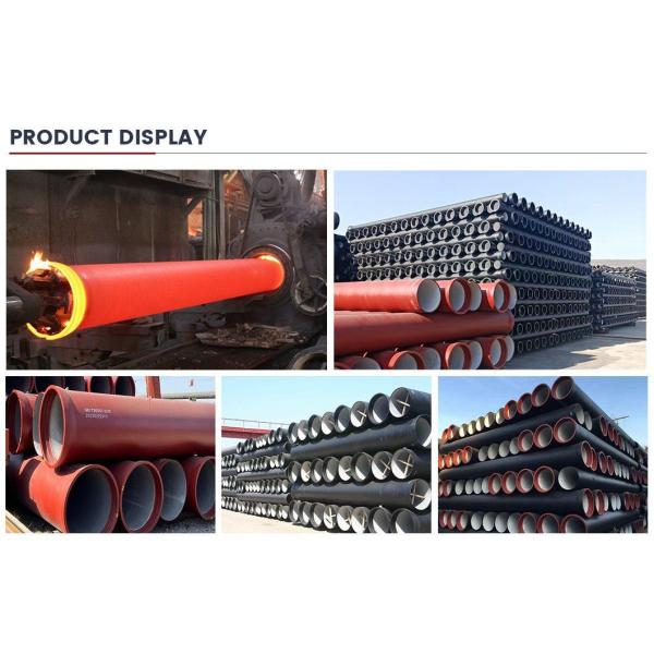 Customized 8 Inch Large Diameter Coating K7 K9 Class Ductile Cast Iron Pipe 800mm Ductile Iron Pipe 300mm Prices Per Ton for Sale