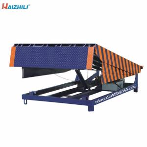 Buy cheap Warehouse loading bridge 8 ton stationary yard dock leveler in china product