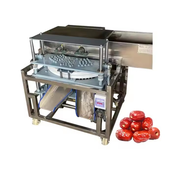 Automatic Emirates Date Pitting Machine Cherry Olive Jujube Pitter Corer Seed Remover Machine