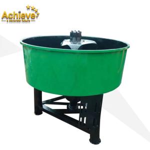 China 4KW 380V Concrete Pan Mixer / Electric Mortar Mixer 0.9m3 on sale