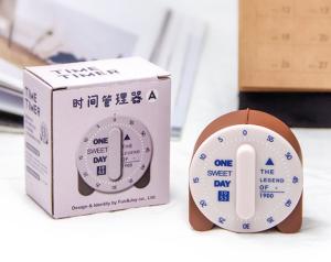 Personalized Timeline Indoor Mechanical Timer 7.5cm Reduce Time Anxiety
