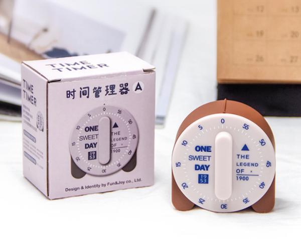 Quality Personalized Timeline Indoor Mechanical Timer 7.5cm Reduce Time Anxiety for sale