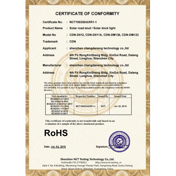 IP67 Solar Road Stud 105x105mm Aluminum LED Traffic Light 50000Hrs