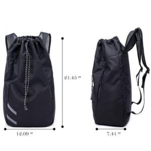 Custom Polyester Outdoor Sports Drawstring Bucket Bag