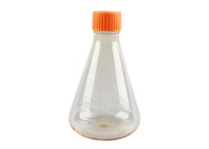 Sterile 1000ml Plastic Erlenmeyer Flask Polycarbonate