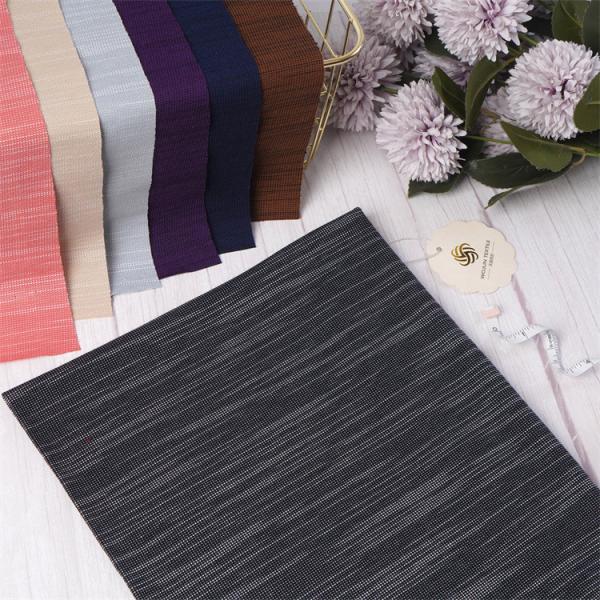 Healthy And Skin-Friendly And Comfortable Natural Breathable And Comfortable Striped Knit Fabric For T-Shirt