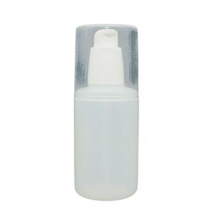 China Matte Plastic Lotion Bottles HDPE Container With Airless Pump Cap on sale