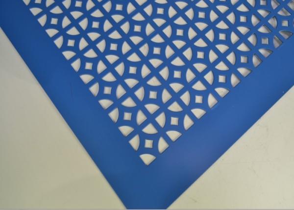 Quality Hexagonal Perforated Aluminum Sheet , 1m 1.22m Width Perforated Aluminium Mesh for sale