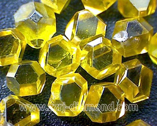 Quality Big Size Lab Grown Yellow HPHT Synthetic Diamond manufacturer for sale