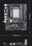 H610 Core I9 I7 I5 I3 CPU Computer Gaming Motherboard 12th 13gen Lga1700 DDR4