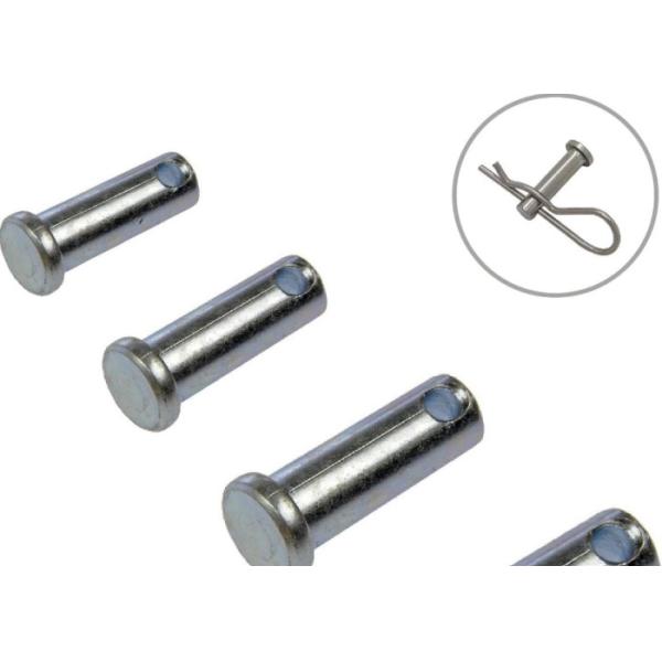 Carbon Steel Zinc Plated Galvanized Clevis Pins Gr4.8 Gr8.8 Iron With Head ISO2341