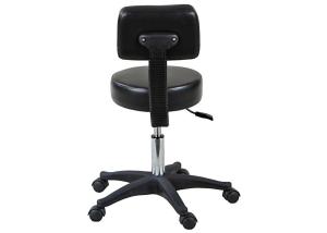Gas Spaing Salon Rolling Chair High Backrest For Office / Bar , 45cm Min Height