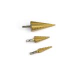 3 PCS Step Bit Set Pagoda Step Cone Drill Bits