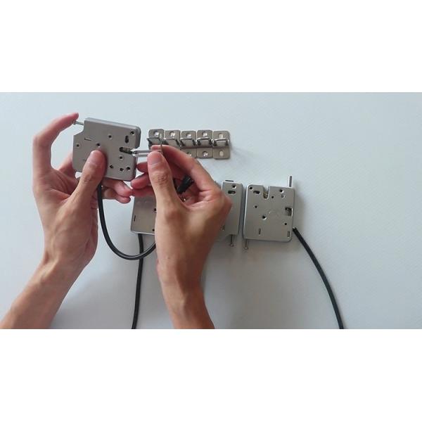 ISO9001 24V DC Electromagnetic Lock For Logistics Cabinets