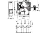 85A Panel Mount Terminal Block UL94-V0 600V 12.1mm Terminal Width