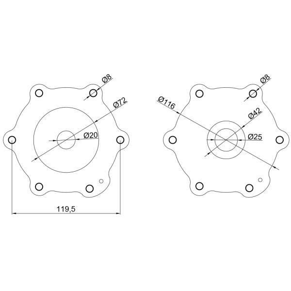 DB114/C 1 1/2" Diaphragm Valve Repair Kit For Mecair VNP/VEM214 VNP/VEM314 VNP/VEM414 VNP/VEM614 VNP/VEM714