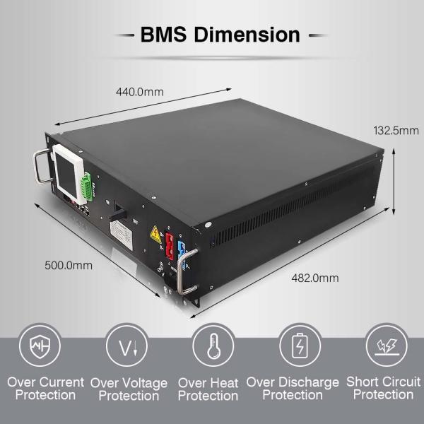 Quality GCE BMS Battery Management System 120S 384V 125A With RS48S CAN BUS Protocol for sale
