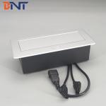 Office multi plug hidden table top socket with usb charger