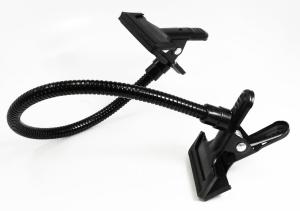 Photography Lighting Stand Clamp Flash Magic Clamps with Flex Arm for Backdrop Clip Small Size Reflector Holder
