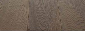 Buy cheap wide plank grey oak solid timber flooring product