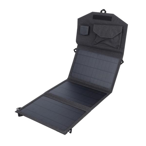 Quality 21W Solar Panel Handbag Portable Folding Backpack Power Charger for sale
